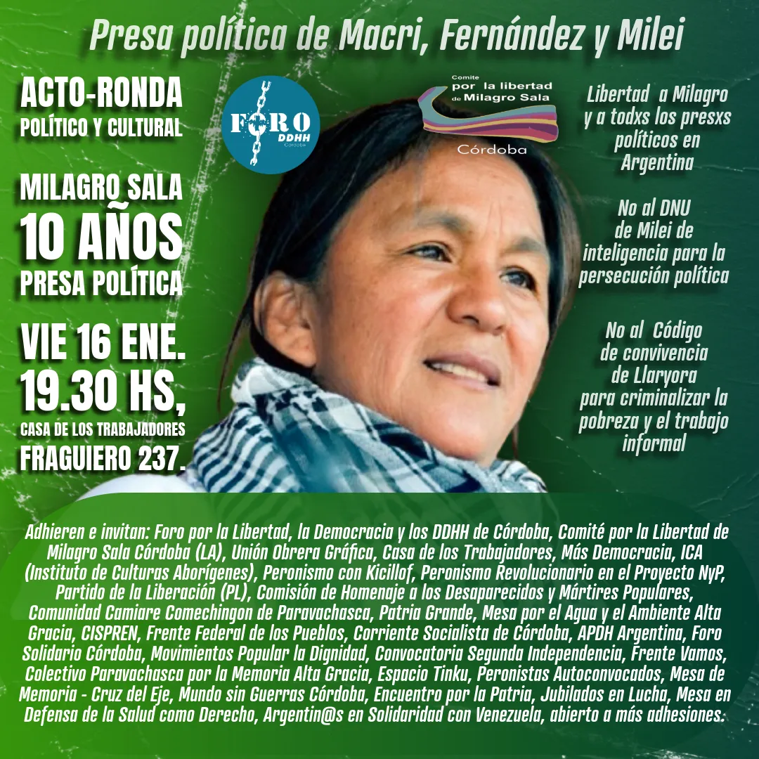 milagros 10 años con firmas